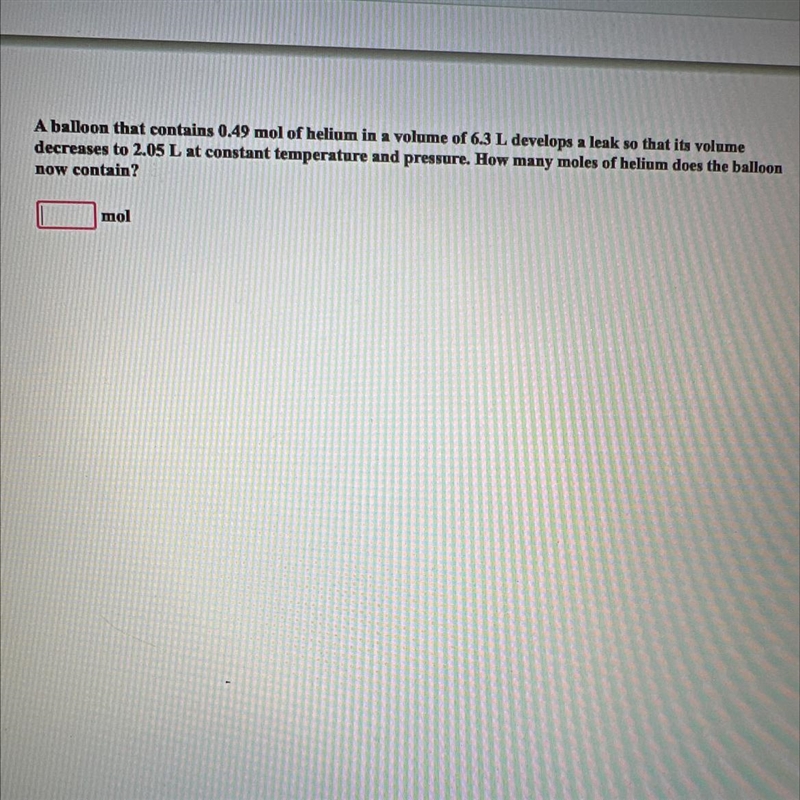 How many moles of helium does the ballon now contain ?-example-1