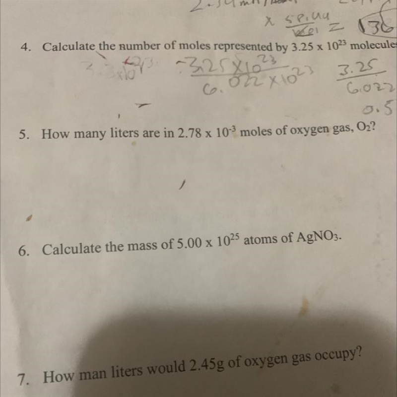 How many liters are in 2.78x10^-3 moles of oxygen gas-example-1