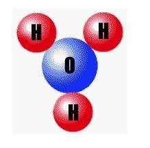 Which pictures shows the proper structure of the water molecule? Click the picture-example-4