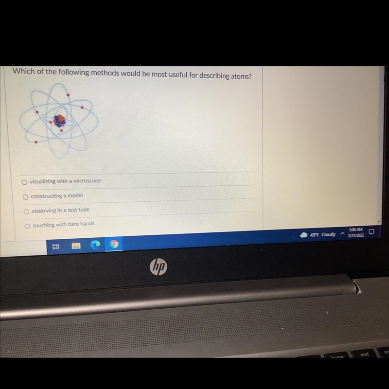 Which of the following methods would be most useful for describing atoms-example-1