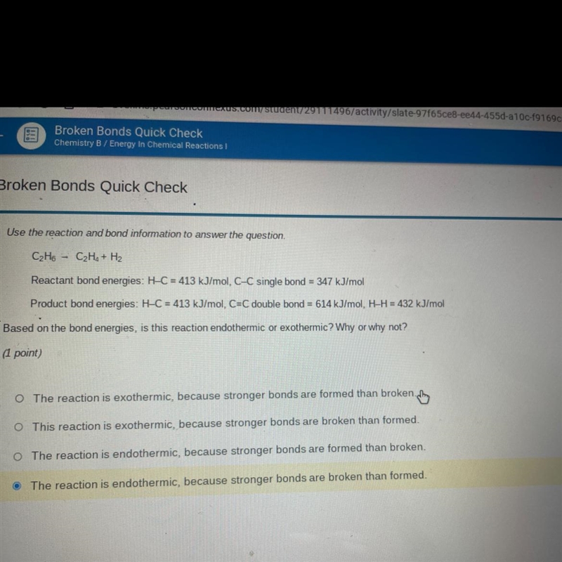 Use the reaction and bond information to answer the question-example-1