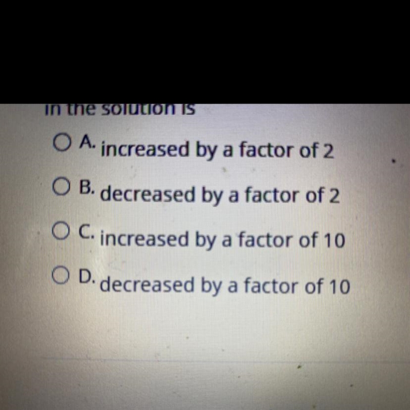 When the ph of an aqueous solution is changed from 3.0 to 2.0, the con concentration-example-1