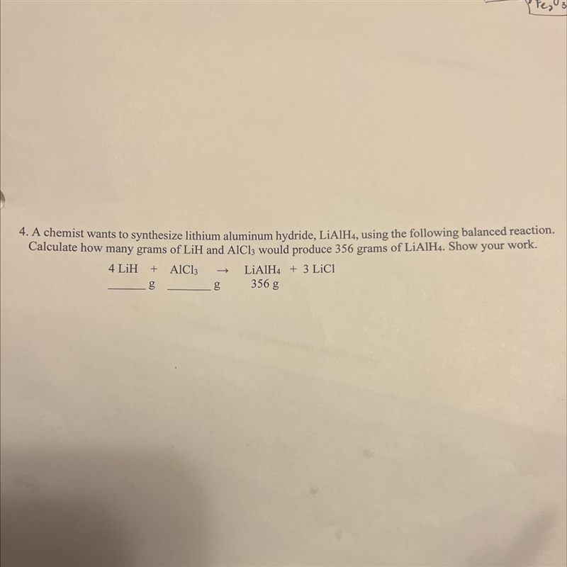 Please look at photo mole to mole ratio of each reactant product-example-1