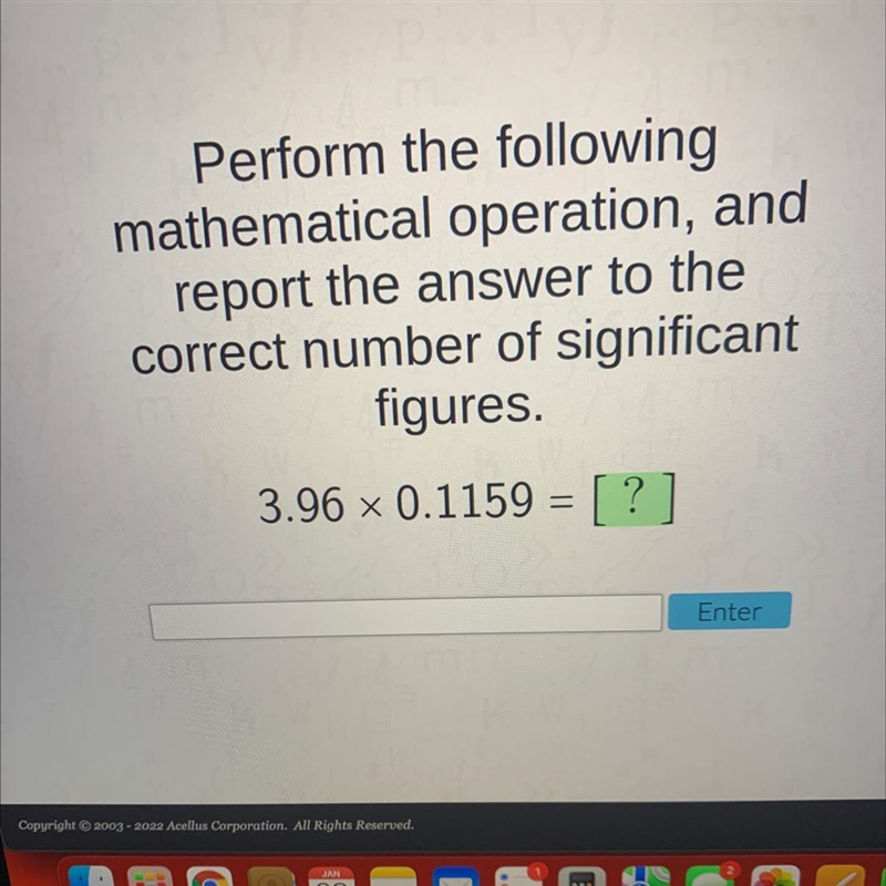 Perform the followingmathematical operation, andreport the answer to thecorrect number-example-1