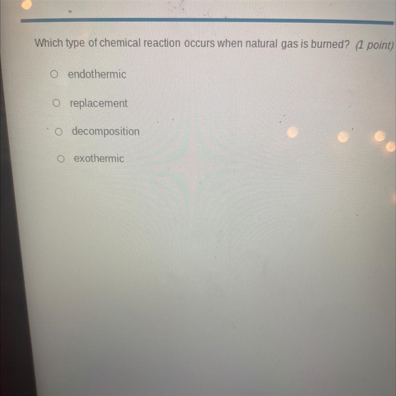 Relative Potential Energy 2 Quick CheckWhich type of chemical reaction occurs when-example-1