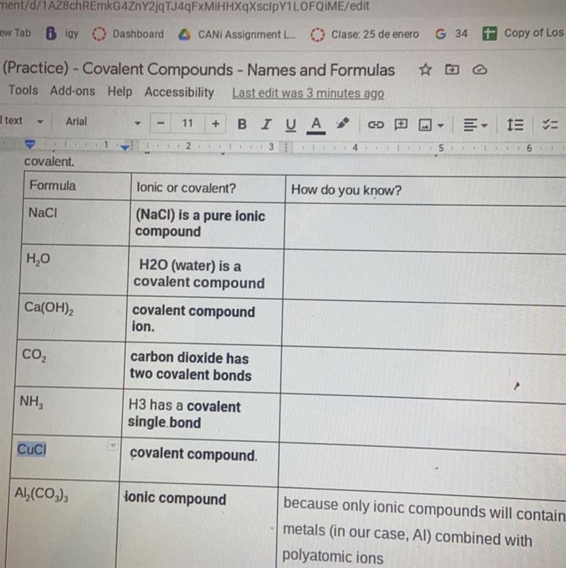 Can you tell me why they are ionic or covalent please-example-1