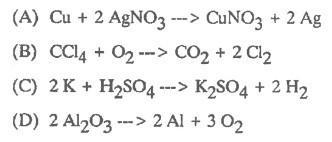 Which of the following is a balanced equation? Select one: a. A b. B c. C d. D​-example-1