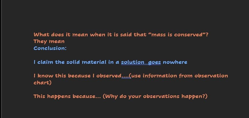 What does it mean when it is said that “mass is conserved”?-example-1