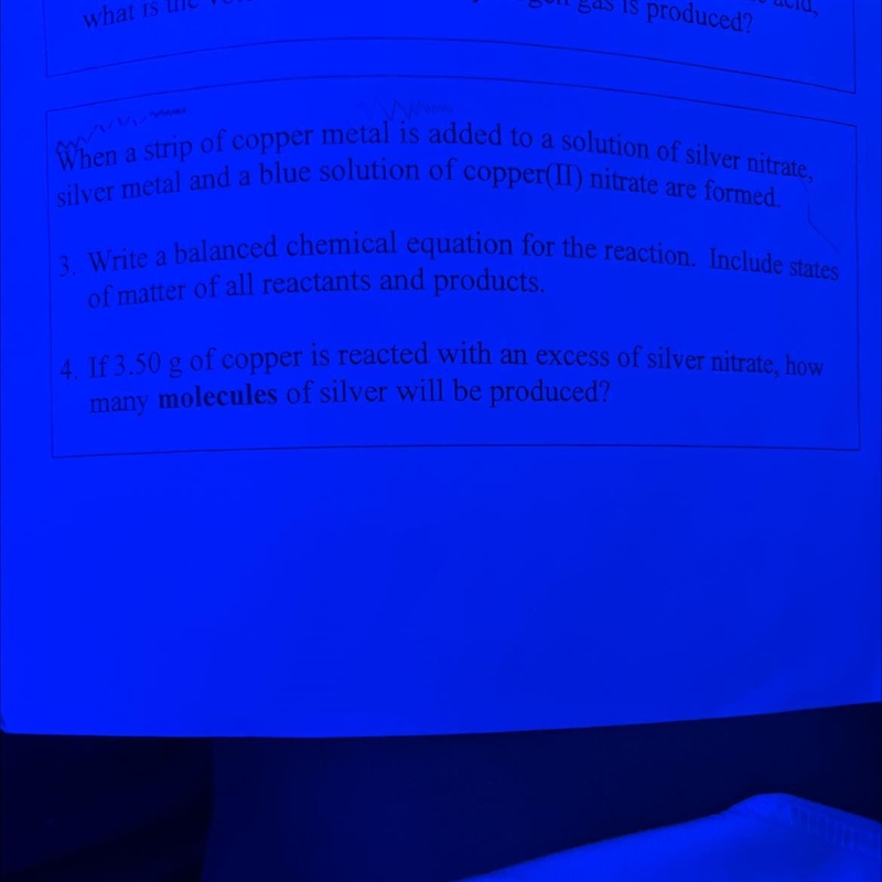 I need help balancing the equation and number 4-example-1