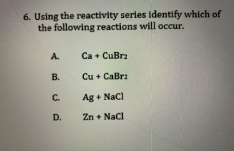 Types of chemical reactions!!!!!!-example-1