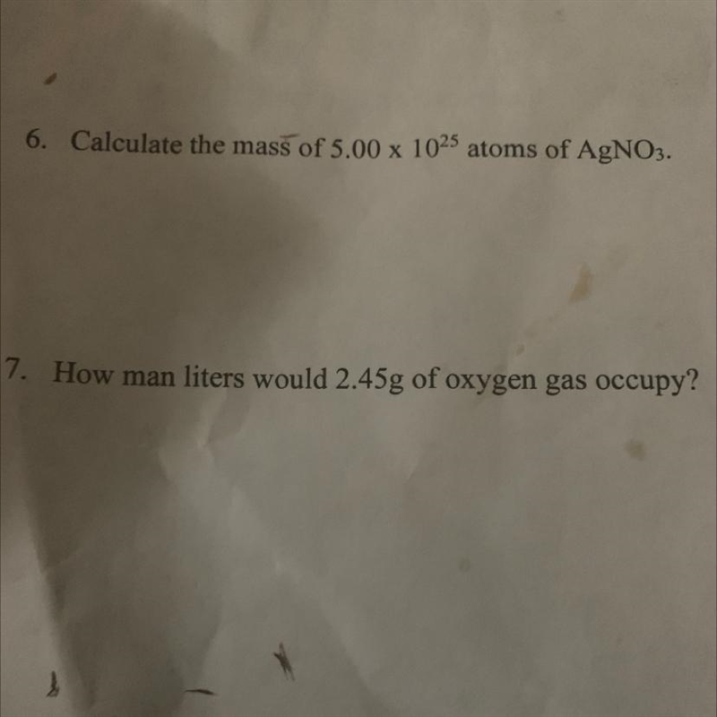 Calculate the mass of 5.00x10^25 atoms of AgNO3-example-1