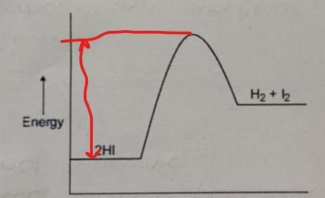 (i)Draw an arrow to show the activation energy on the diagram. (ii) How does the diagram-example-1