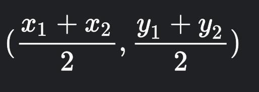 Find the midpoint of the line segment with the given endpoints (-3, 3), (4, 10)-example-1