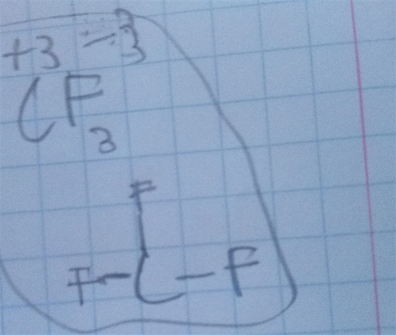 Draw The Lewis Structure For CF3+ And Determine The Formal Charge On The C. 0 -1 +1 +3 -5-example-1