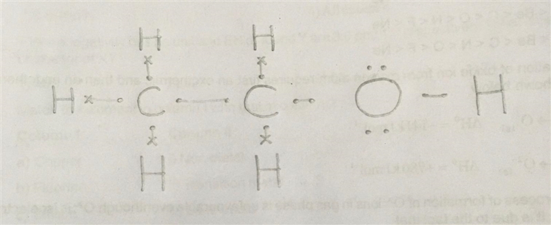 How to draw an electron dot structure of C2H5OH​-example-1