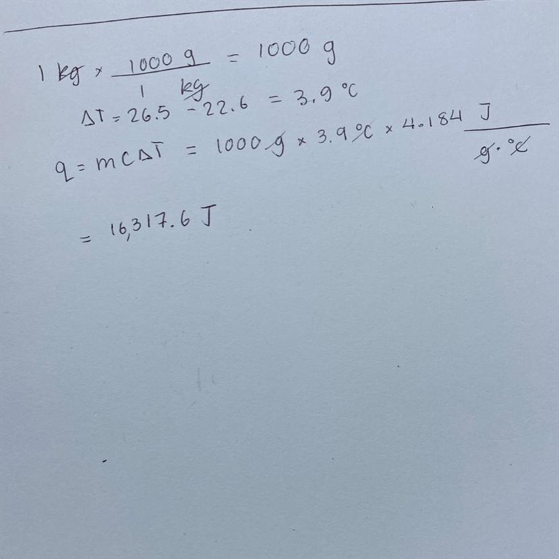 How much energy is released when a peanut is burned in a calorimeter? The temperature-example-1