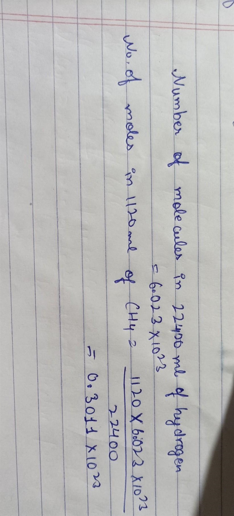 Calculate no. of molecules in 1120 ml CH⁴ at NTP​-example-1