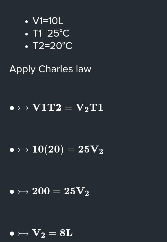 A sample of nitrogen occupies 10.0 liters at 25oC , what would be the new volume at-example-1