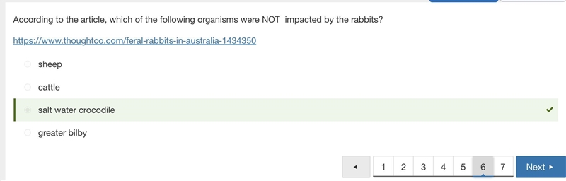 According to the article, which of the following organisms were NOT impacted by the-example-1