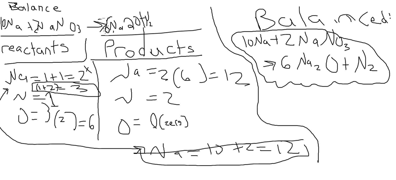 4) Na + NaNO3 -> Na₂O + N₂ balancing equation​-example-1