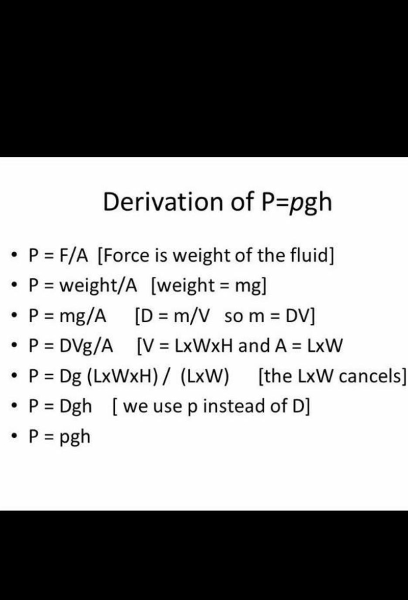 Prove that liquid pressure (p)=phg.​-example-1