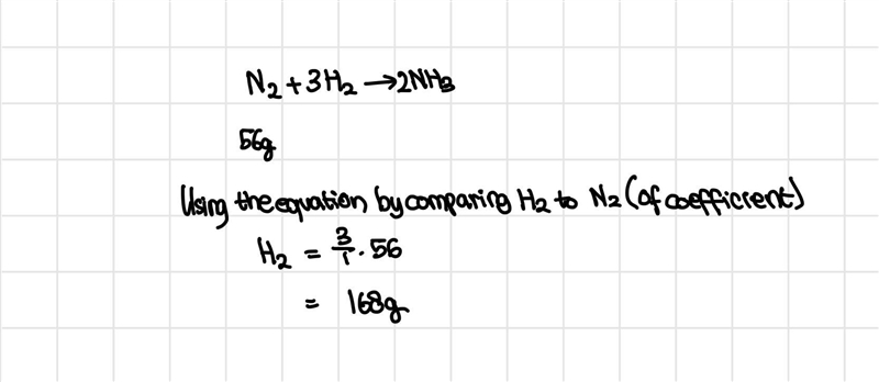 PLEASE HELP MEEEEE. Calculate how many grams of hydrogen are needed to synthesize-example-1