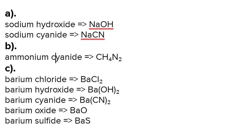 1. Write formulas for the following compounds: a. magnesium chloride, magnesium bromide-example-2