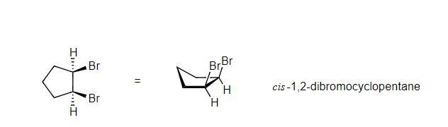 consider the molecule cis-1,2-dibromocyclopentane. which of the following types of-example-1