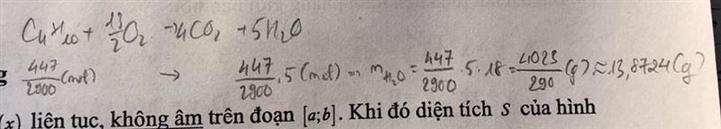 Calculate the mass of water produced when 8.94 g of butane reacts with excess oxygen-example-1