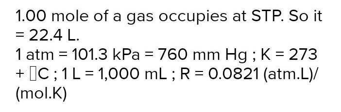 If 1.00 mole of H2 (g) at STP is compared to 1.00 of He (g) at STP, the volumes of-example-1