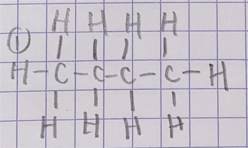 Draw two lewis structures for a compound with the formula c4h10. No atom bears a charge-example-1