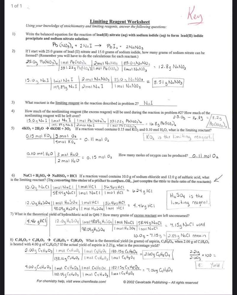 If 8.25 grams of lead II nitrate reacts, how many grans of sodium nitrate is produced-example-1