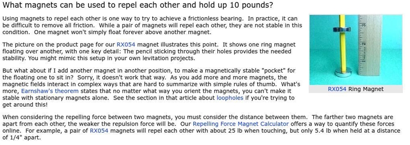 How might the ability of magnets to attract or repel other magnets relate to the floating-example-1