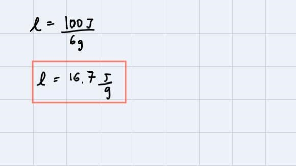 Latent heat of vaporization of a substance, if 100 J converts 6 g of the substance-example-2