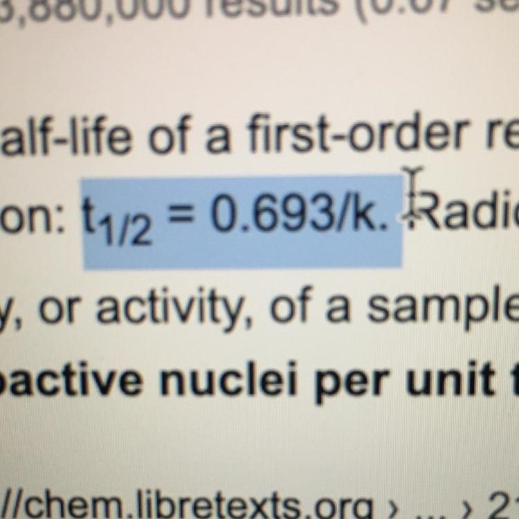 The rate of decay of a radioactive substances is calculated by-example-1