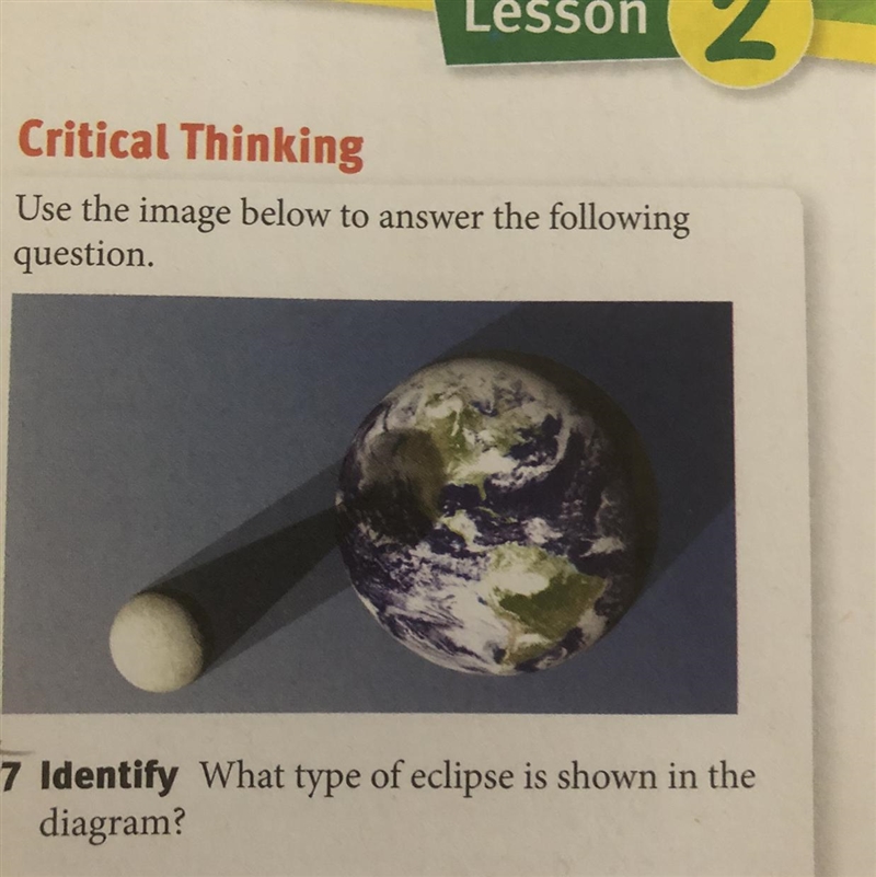 Identify: What type of eclipse is shown in the diagram?-example-1