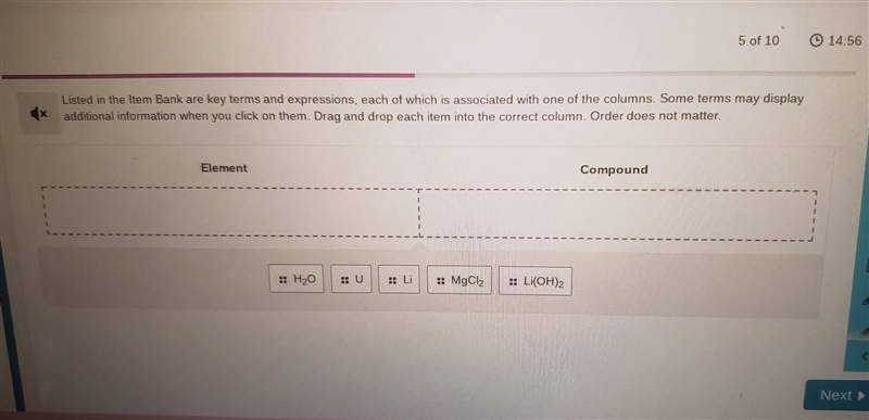 Listed in the Item Bank are key terms and expressions, each of which is associated-example-1