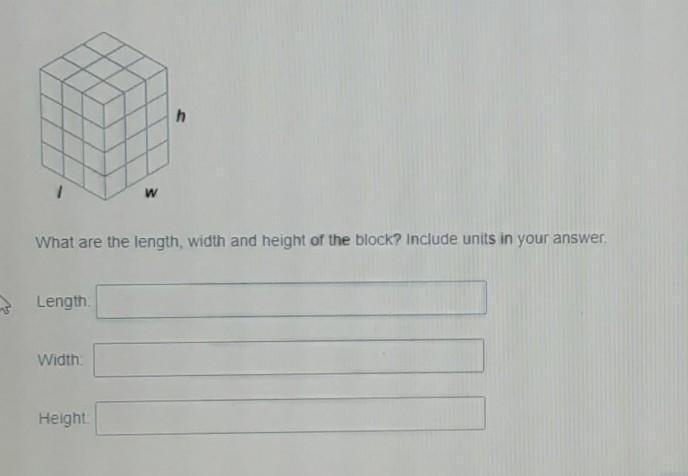 What is the L W H OF THIS CUBE-example-1