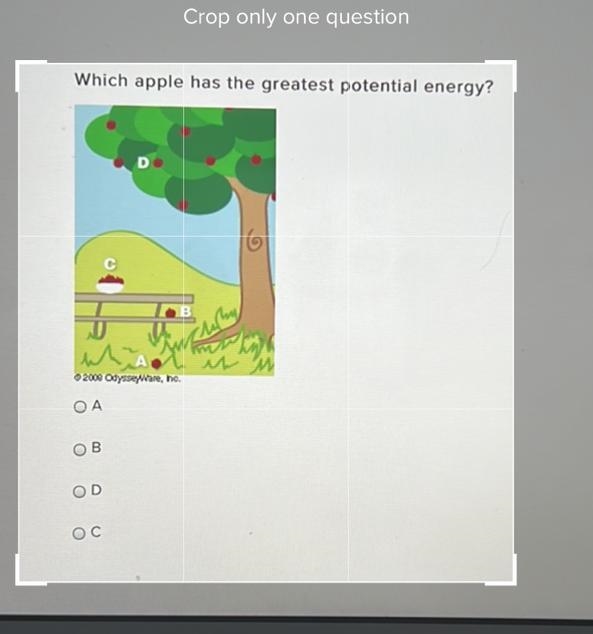 Which apple has the greatest potential energy?-example-1