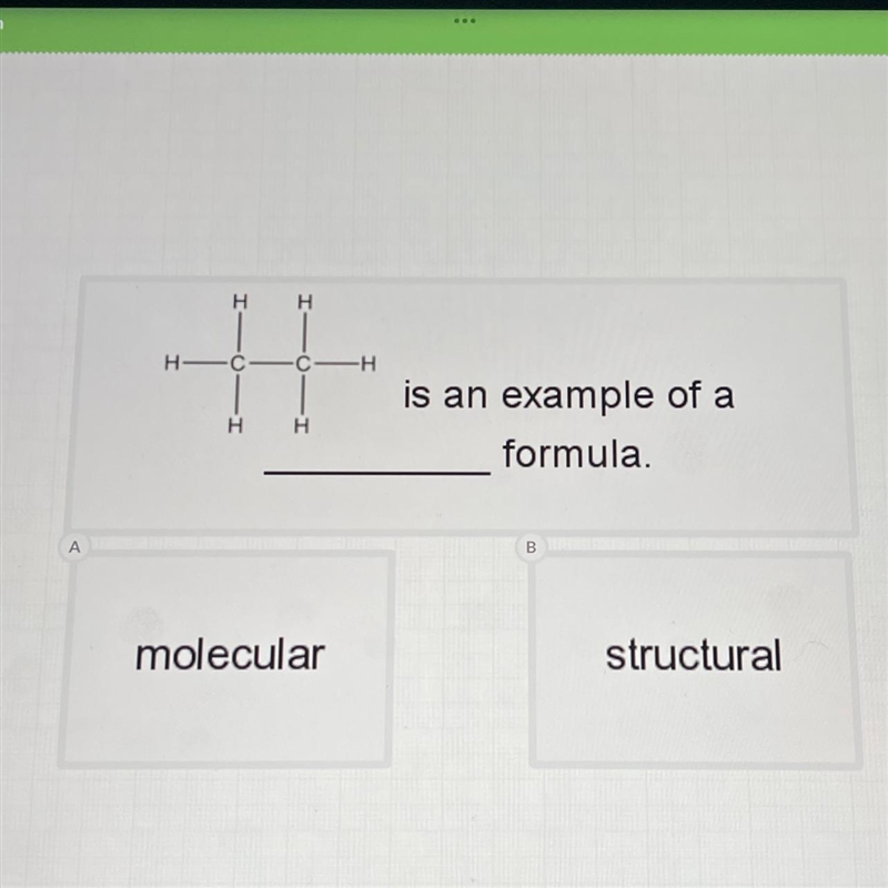 Is an example of a formula. A B molecular structural-example-1