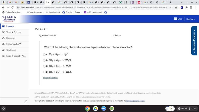 Which of the following chemical equations depicts a balanced chemical reaction?A. H-example-1