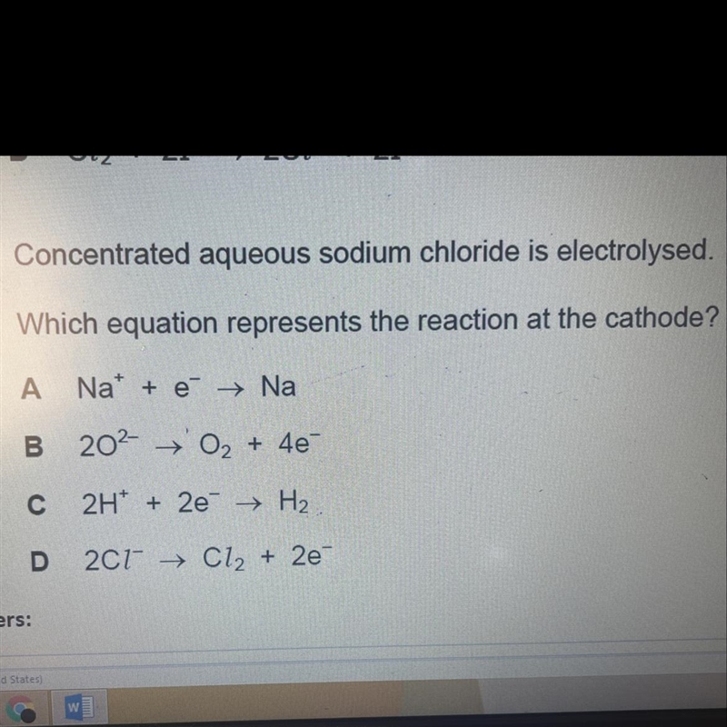 12 Chlorine gas is bubbled into aqueous potassium iodide. What is the ionic equation-example-1