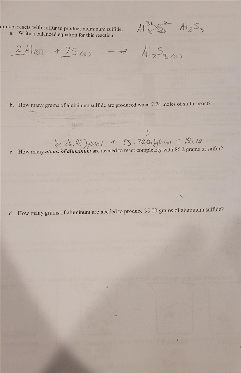 Chem Stoichiometry, questions in Pic Thanks )-example-1