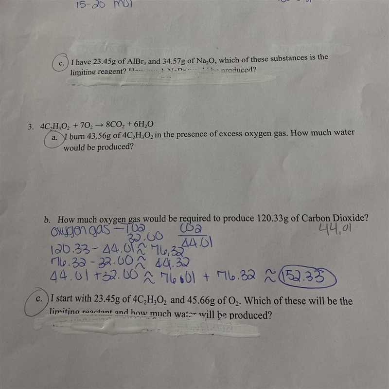 I have 23.45g of AlBr3, and 34.57g of na2o, which of these substances is the limiting-example-1