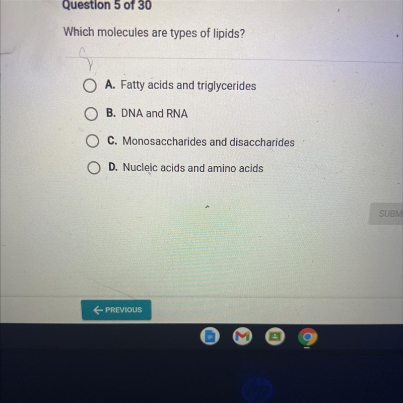 Which molecules are types of lipids?-example-1