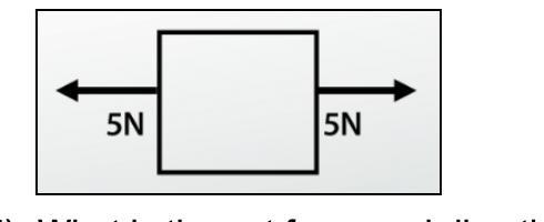 What is the net force and direction of the block?-example-1