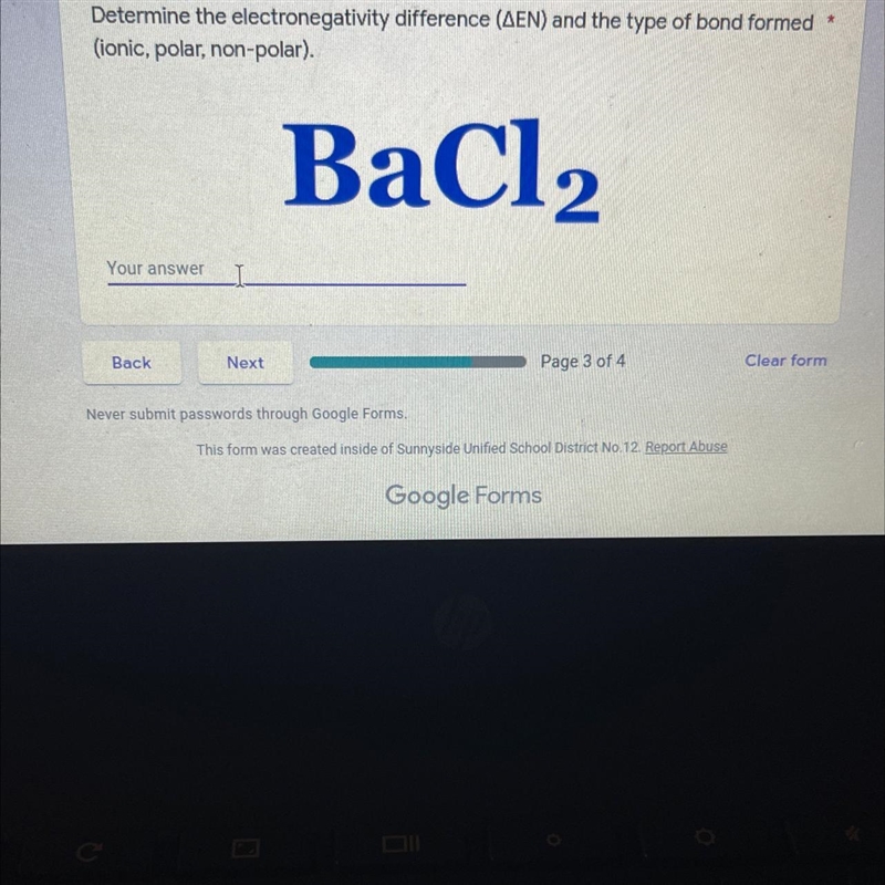 * Determine the electronegativity difference (AEN) and the type of bond formed (ionic-example-1