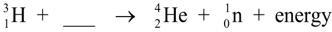 Write the symbol for the missing reactant. Why energy cannot be on the left side of-example-1