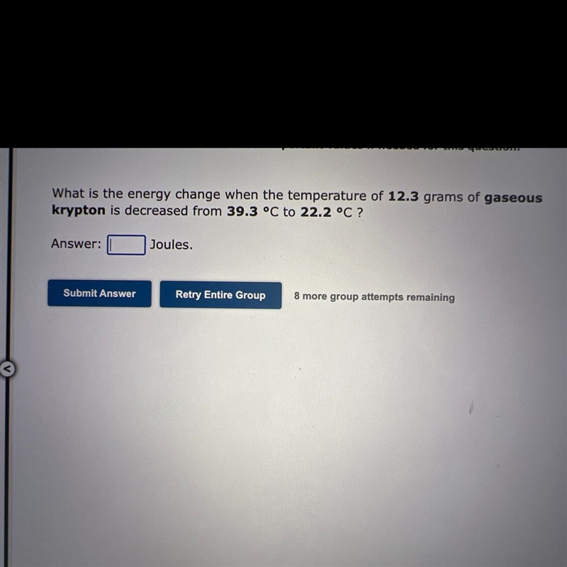 please help my chemistry homework thank you so muchThe specific heat of gaseous krypton-example-1