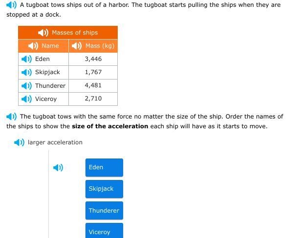 A tugboat tows ships out of a harbor. The tugboat starts pulling the ships when they-example-1